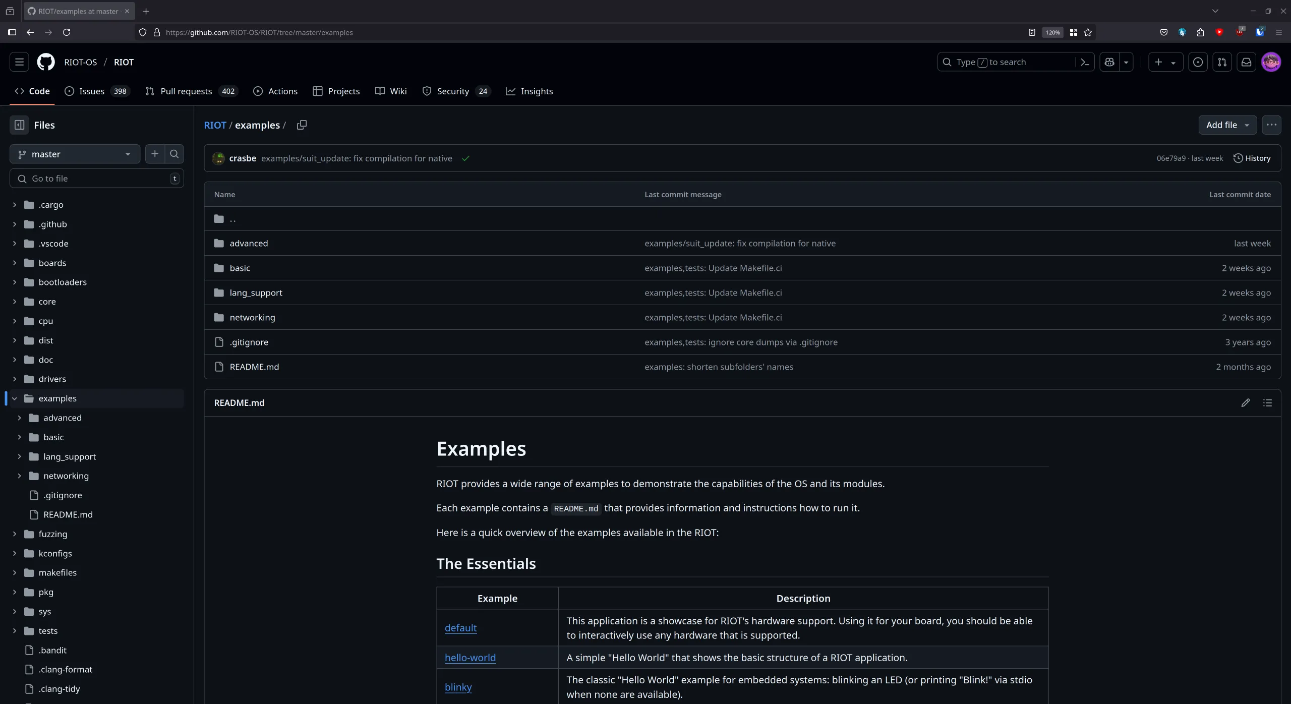RIOT Examples